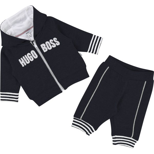 Baby Boys Blue Cargo Cotton Set For Sale