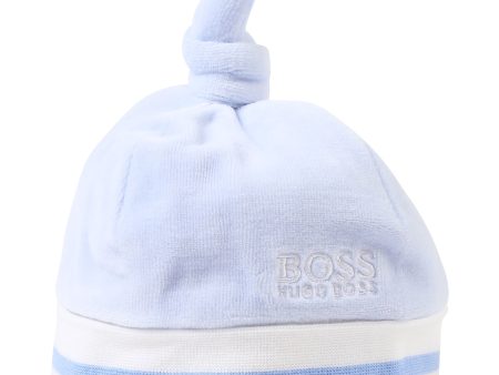 Baby Boys Light Blue Cotton Hat Online