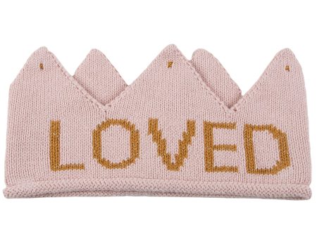 Baby Girls Light Pink & Loved Cotton Crown Online