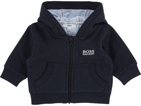 Baby Boys Blue Cargo Cotton Cardigan For Discount