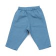 Baby Boys August Blue Cotton Trousers For Sale