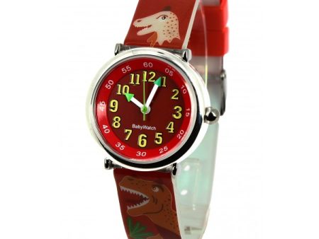 Boys Red Dino Watch（4-7Y） on Sale