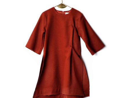 Girls Brick Red Dress Online