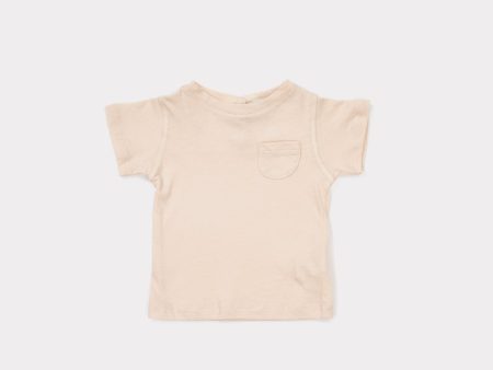 Baby Blush Pink Cotton T-shirt Cheap