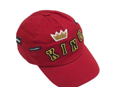 Boys Red  King  Logo Hat Online now