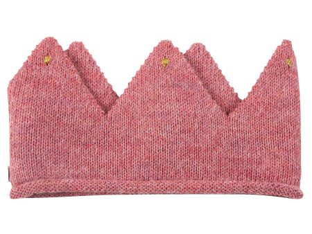 Baby Rose Pink Alpaca Wool Crown Online Sale