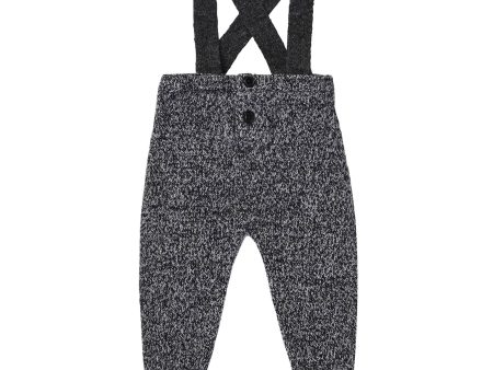 Baby Black Knitted Wool Dungaree Online now