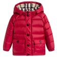 Baby Boys Red Down Padded Coat Discount