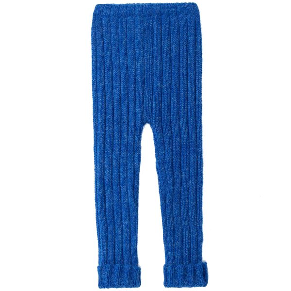 Baby Blue Alpaca Wool Trousers For Discount