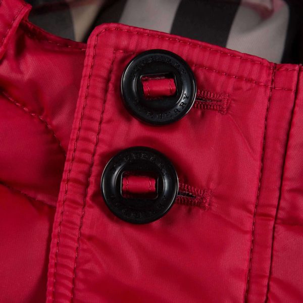 Baby Boys Red Down Padded Coat Discount