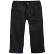 Baby Boys Black Cotton Trousers Cheap