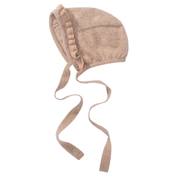 Baby Beige Knitted Hat Discount