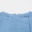 Baby Azure Blue Cotton Woven Blouse Discount