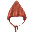 Baby Girls Red & Orange Knitted Hat Cheap