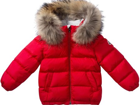 Baby Boys Red   Bulgare  Padded Down Jacket on Sale