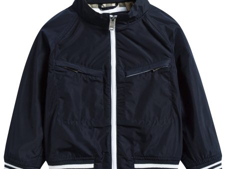 Baby Boys Navy Blue Polyester Jackets Online