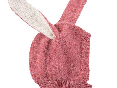 Baby Pink Bunny Alpaca Wool Animal Hat Online Hot Sale