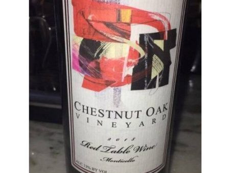 Chestnut Oak Monticello Red Table 2017 (750ml) For Sale